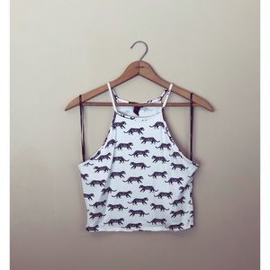 Forever 21 printed crop top!